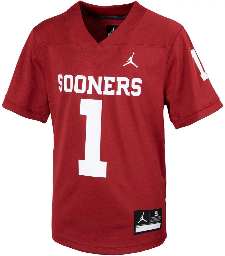 Jordan Boys' University of Oklahoma Replica Football Jersey