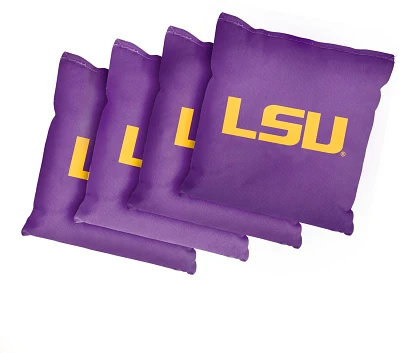 Victory Tailgate Louisiana State University Cornhole Replacement Bean Bags 4-Pack