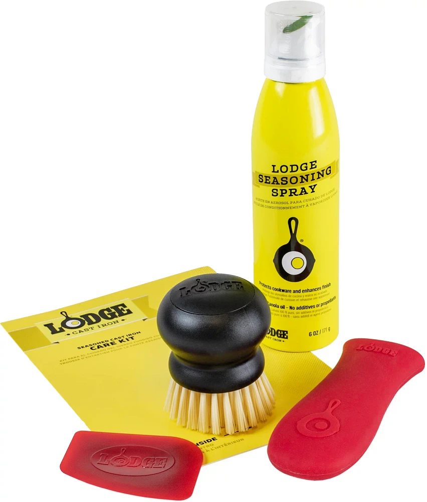 Lodge Seasoned Cast Iron Care Kit                                                                                               