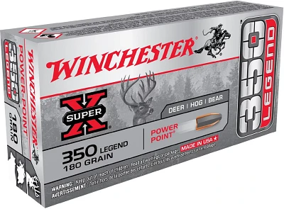 Winchester Super X 350 Legend 180-Grain Rifle Ammunition - 20 Rounds                                                            