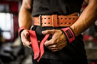 Harbinger Adults' Padded Leather Lifting Straps                                                                                 