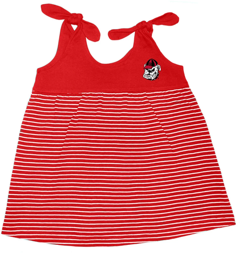 Two Feet Ahead Toddler Girls' University of Georgia Stripe Sundress                                                             