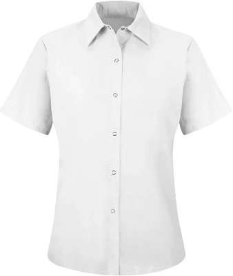 Red Kap Women's Specialized Pocketless Short Sleeve Work Shirt