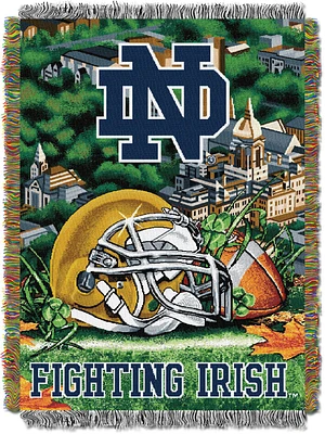 The Northwest Company University of Notre Dame Home Field Advantage Tapestry Throw Blanket                                      