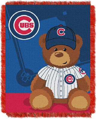 The Northwest Company Chicago Cubs Field Bear Baby Throw                                                                        