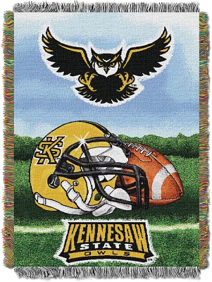 The Northwest Company Kennesaw State University Home Field Advantage Tapestry Throw Blanket                                     