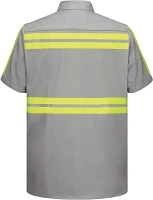 Red Kap Men's Enhanced Visibility Cotton Work Shirt