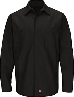 Red Kap Men's Solid Long Sleeve Crew Shirt