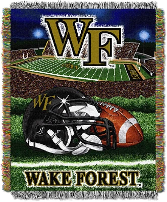 The Northwest Company Wake Forest University Home Field Advantage Tapestry Throw Blanket                                        