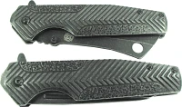 Tactical Performance 3.75 in Stonewash Folding Tanto and Cleaver Knives Pack                                                    