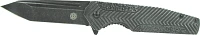 Tactical Performance 3.75 in Stonewash Folding Tanto and Cleaver Knives Pack                                                    