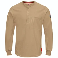 Bulwark Men's iQ Series Comfort Plus Knit FR Henley