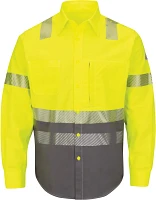 Bulwark Men's Hi-Vis Colorblock Uniform Shirt