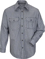 Bulwark Men's Lightweight FR Plaid Uniform Shirt