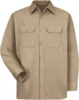 Red Kap Men's Utility Uniform Long Sleeve Shirt