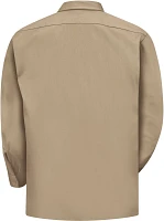 Red Kap Men's Utility Uniform Long Sleeve Shirt