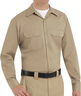 Red Kap Men's Utility Uniform Long Sleeve Shirt