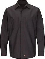 Red Kap Men's Solid Long Sleeve Crew Shirt                                                                                      