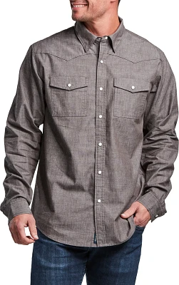 Magellan Outdoors Men's Pecos Ridge Crosshatch Long Sleeve Shirt