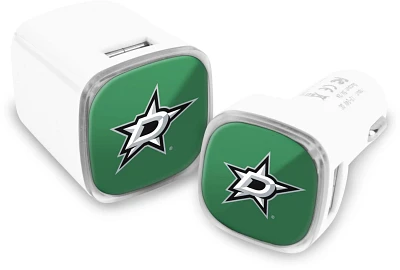 Prime Brands Group Dallas Stars Car and Wall Chargers                                                                           