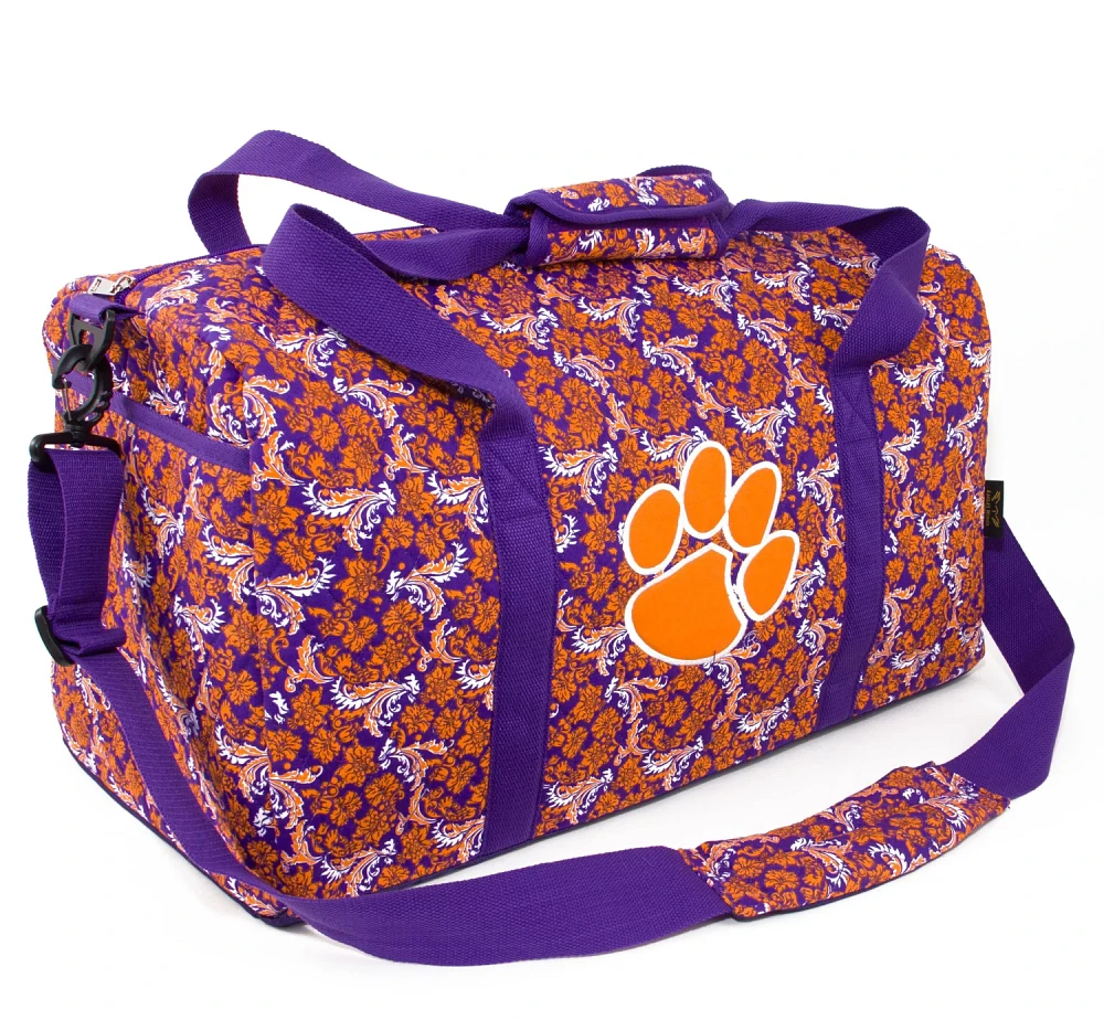 Eagles Wings Clemson University Bloom Large Duffel Bag                                                                          