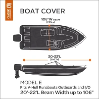 Classic Accessories Stellex Model AA Boat Cover                                                                                 