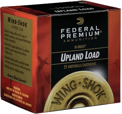 Federal Premium Wing-Shok High Velocity Upland 28 Gauge Shotshells                                                              