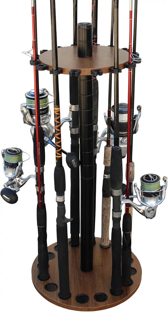 Rush Creek 16 Fishing Rod Round Rack                                                                                            