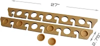 2-Piece 3-in1 11-Rod Wall or Ceiling Rod Rack                                                                                   