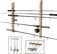 2-Piece 3-in1 11-Rod Wall or Ceiling Rod Rack                                                                                   