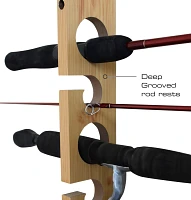 2-Piece 3-in1 11-Rod Wall or Ceiling Rod Rack                                                                                   