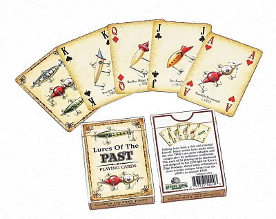 River's Edge Products Antique Lures Single Deck Playing Cards                                                                   