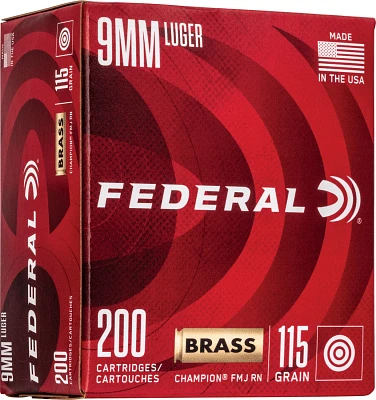 Federal Premium Champion 9mm 115-Grain Pistol Ammunition                                                                        