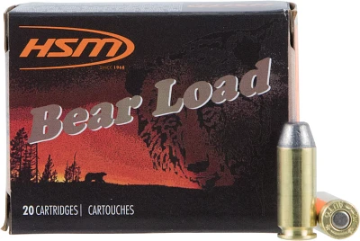 HSM Bear Load 10mm Auto 200-Grain Round Nose Flat Point Ammunition                                                              
