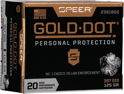 Speer Gold Dot Personal Protection Hollow Point Ammunition                                                                      