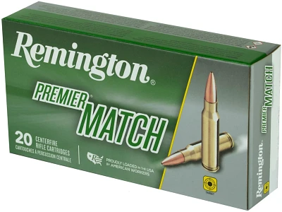 Remington Premium Match .223 Remington/5.56 NATO Boat Tail Hollow Point Rifle Ammunition                                        