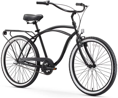 sixthreezero Men's Around the Block in -Speed Beach Cruiser Bicycle