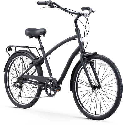 sixthreezero Men's EVRYjourney Steel 26" 7-Speed Classic Hybrid Cruiser Bike