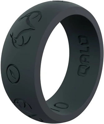 QALO Men's Classic Realtree Antler Silicone Ring                                                                                