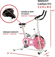 Sunny Health & Fitness P8100 Indoor Cycling Exercise Bike                                                                       