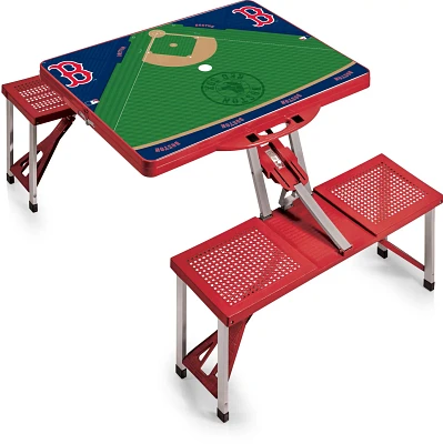 Picnic Time Boston Red Sox Portable Folding Picnic Table with Seats                                                             