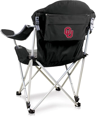 Picnic Time University of Oklahoma Reclining Camp Chair