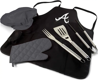 Picnic Time Atlanta Braves Barbecue Pro Grill Set                                                                               