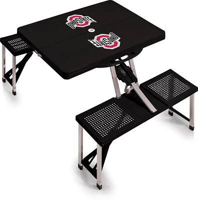 Picnic Time Ohio State University Portable Folding Table with Seats