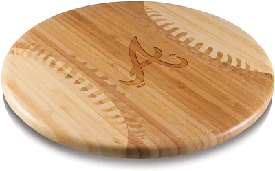 Picnic Time Atlanta Braves Homerun Baseball Cutting Board and Serving Tray                                                      