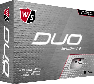 Wilson Duo Soft+ Golf Balls 12-Pack                                                                                             