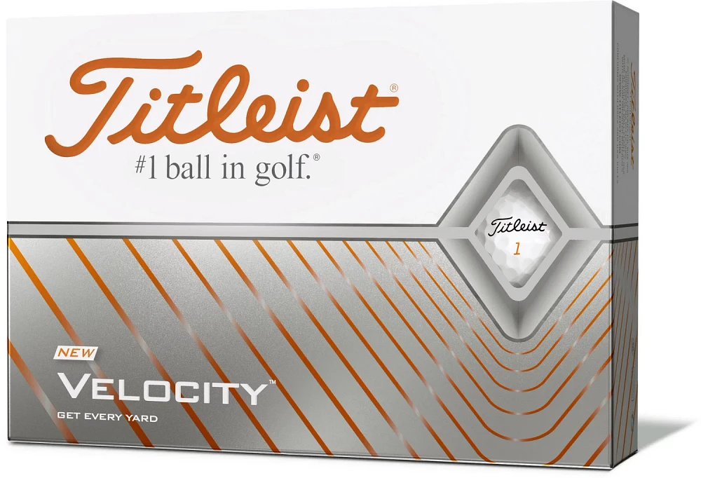 Titleist Velocity Golf Balls 12-Pack - Prior Gen                                                                                