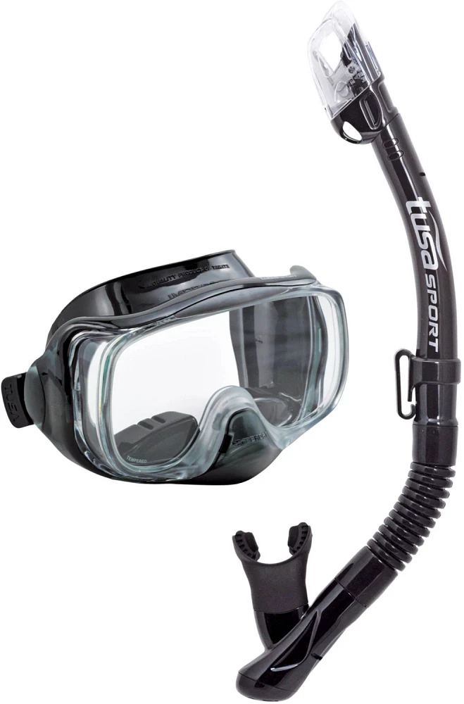 TUSA Imprex Adults' 3-D Purge Mask and Dry Snorkel Combo