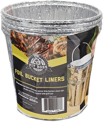 Pit Boss Grease Bucket Liners 6 Pack                                                                                            