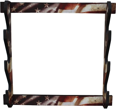 Rush Creek Americana 3-Gun Wall Rack                                                                                            